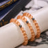Kürbis | 925 Sterling Silber | Cheshire Glas Armband